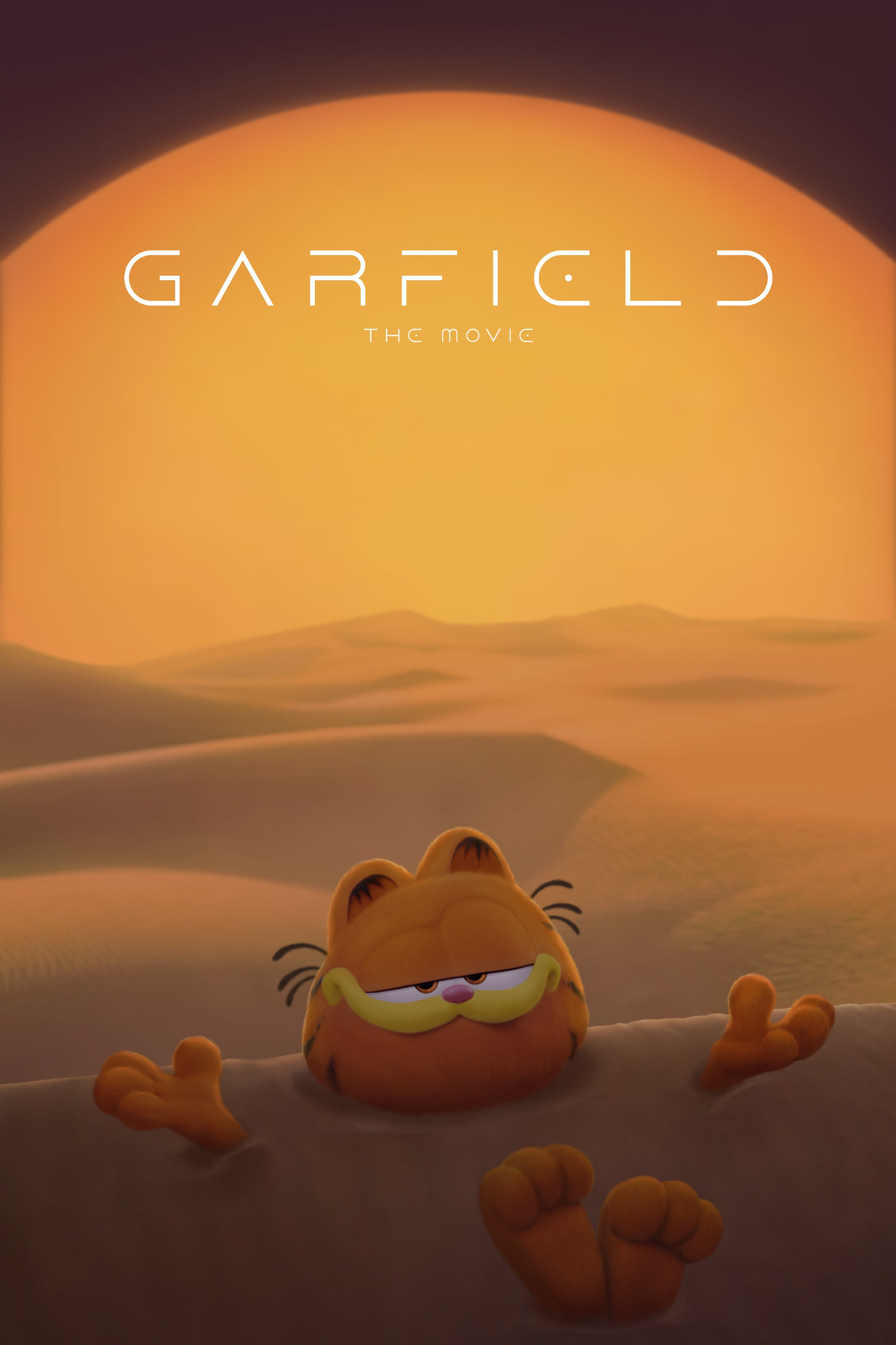 电影《加菲猫》曝“沙丘版”海报，5月24日在北美上映_国际电影界